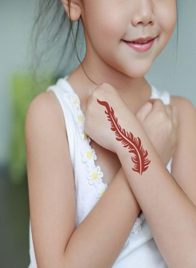 Komstec User-Friendly Mehndi Stencil Sticker Pack for All Skill Levels For Kids & Adults Both Sticker - Image 2